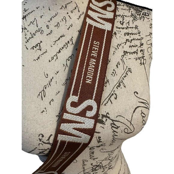 Steve Madden BWEBBER Satchel Crossbody Bag With AirPod Case Brown Tan Tik Tok - Picture 7 of 16